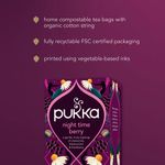 Pukka Night Time Berry Herbal Tea Bags (Pack of 20) 801714