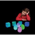 Sensory Light Up LED Colour Changing Mood Cube Light 75mm (Pack of 4) SSML4