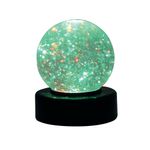 Desktop LED Light Up Glitter Ball Mood Light 100mm Battery Operated SWGB