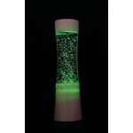 Miniature Shake and Shine LED Glitter Lamp White Base Battery Operated SGLL