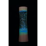 Miniature Shake and Shine LED Glitter Lamp White Base Battery Operated SGLL