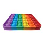 Pop Fidget Pad Square Multicoloured 125x125x10mm POPSQM