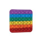 Pop Fidget Pad Square Multicoloured 125x125x10mm POPSQM