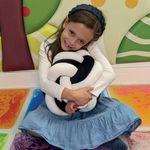 Compact Cuddle Ball 250mm Diameter Black/White CUDWB