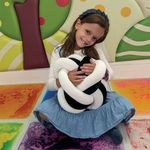 Compact Cuddle Ball 250mm Diameter Black/White CUDWB