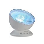 Ocean Wave Projector Lamp White SOWPM