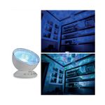 Ocean Wave Projector Lamp White SOWPM