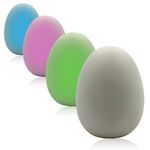 LED Sensory Light Up Egg Mood Light Battery Operated 90mm (Pack of 4) SCCE4