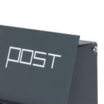 Phoenix Estilo Front Loading Letter Box Graphite MB0122KA