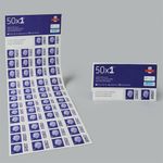 Royal Mail First Class Postage Stamp Sheet (Pack of 50) BBS1