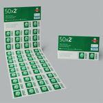 Royal Mail Second Class Postage Stamp Sheet (Pack of 50) BBS2