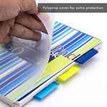 Pukka Pad Stripes Polypropylene Project Book 250 Pages A5 Blue/Pink (3 Pack) PROBA5