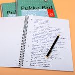 Pukka Pad Square Wirebound Metallic Jotta Notepad 200 Pages A4 (Pack of 3) JM018SQ