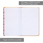 Pukka Planet Casebound Notebook 134 x 215mm 192 8mm Ruled 90gsm Pages Plants Over People - 9705-SPP