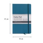 Pukka Pad Signature Soft Cover Notebook A5 215x135mm 192 Pages Teal 7752-SIG
