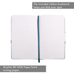 Pukka Pad Signature Soft Cover Notebook A5 215x135mm 192 Pages Teal 7752-SIG