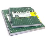 Pukka Pad Recycled Project Book A4 Green (Pack of 3) 6050-REC