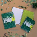 Pukka Pad Recycled Project Book A4 Green (Pack of 3) 6050-REC