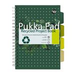 Pukka Pad Recycled Project Book B5 Green (Pack of 3) 6052-REC