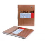 Pukka Pad Ruled Metallic Wirebound Executive Jotta Notepad 300 Pages A4+ Copper (Pack of 3)7019-MET