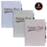 Pukka Pad Haze Project Book A4 Assorted (Pack of 3) 9871AST-HZE