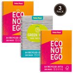 Pukka Pad Pukka Planet Jotta A4 Assorted (Pack of 3) 9898-SPP