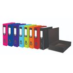 Pukka Brights Box File Foolscap Blue (10 Pack) BR-7777