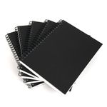 Pisces Art A3 Spiral Sketchbook Hardback 170gsm 80 Pages Black PC10048