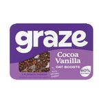 Graze Cocoa Vanilla Oat Boosts Flapjack Snack 50g (Pack of 9) C009513