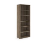 Universal bookcase 2140mm high with 5 shelves - Nebraska Oak
