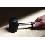 Rolson Tubular Steel Rubber Mallet 16oz Pack of 6 10514