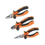 Rolson 3 Piece Pliers Set 150mm Pack of 6 20604