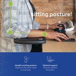 R-Go Ergonomic Armrest with Abdominal Cutout RGOARMC