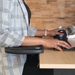 R-Go Ergonomic Armrest with Abdominal Cutout RGOARMC
