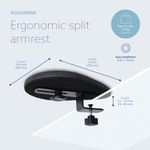 R-Go Split Armrest RGOARMSP