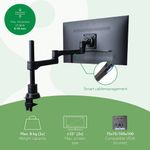 R-Go Zepher Dual Monitor Desk Mount RGOVLZE4TWSI