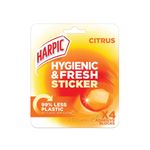 Harpic Hygiene Sticker/Block x4 Citrus Pack of 6 GB-AA0