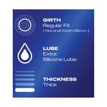Durex Extra Safe Condoms x3 Pack of 6 3203386