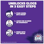 Cillit Bang Power Cleaner Drain Unblocker 1 Litre (Pack of 8) 3278231