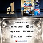 Finish Ultimate+ Dishwasher Tablets 48 Tablets Lemon Pack of 6 GB-ADS