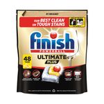 Finish Ultimate+ Dishwasher Tablets 48 Tablets Lemon Pack of 6 GB-ADS