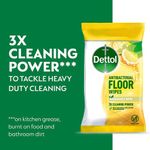 Dettol Floor Wipes Biodegradable Citrus (Pack of 10) 3213958-S