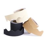 Natural Corrugated Border Rolls Assorted (Pack of 36) AD48109