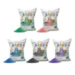 Rainbow Eco Coloured Play Sand 15kg Blue EL47980BL