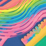 Ready Mixed Paint 500ml Fluorescent Assorted (Pack of 6) AR01014