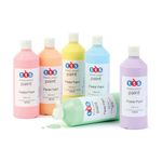Ready Mixed Paint 500ml Pastel Assorted (Pack of 6) 005158