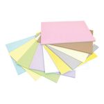 Lightweight Card Stack 120gsm A4 Assorted Vivid/Pastel (Pack of 500) AR01741