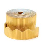 Scalloped Corrugated Border Rolls Black 78713