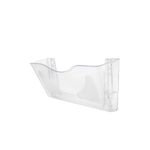 Deflecto Crystal Landscape Literature Holder A4 CPO74YTCRY