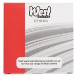 Blick Labels in Dispensers Round 19mm Red (Pack of 1280) RS012054